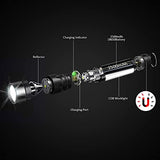 REHKITTZ Linterna LED Recargable Alta Potencia Militar