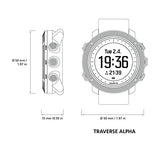 Suunto TRAVERSE Alpha, Reloj multideporte, Negro, SS022469000