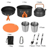 Awroutdoor Juego cocina para camping 3 comensales