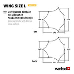 Wechsel Tents Wing L - Toldo para Tienda Refugio de Campaña, Proteccion Impermeable Resistente a la Lluvia, 385 x 410 x 280 cm (Travel Line)