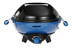 Campingaz Party Grill 400 CV - Barbacoa (2000 W, Barbacoa de contacto, Gas natural, 2000 W, 145 g/h, Mesa), abierto: Ø 36 x 42 cm (con soporte)