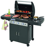 CAMPINGAZ 3 Series LS Plus Dual Gas Barbacoa Gas, BBQ con 2 Parrillas, 3 quemadores de Acero Inoxidable y 1 Lado