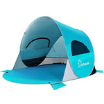 WolfWise Tienda de Campaña para Playa UPF 50 Pop Up Instantáneo Refugio para el Sol, Tienda de Playa para Bebé