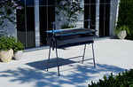 IMEX EL ZORRO 71763 Barbacoa con Parrilla-Plancha y Elevador, Negro, 60 x 50 x 115 cm