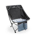 Black Crevice BCR273025 Silla de Camping, Negra, Talla Única