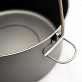Olla Toaks de titanio colgante para exterior, fácil de llevar, ofrece una amplia variedad de posibilidades, 2000ml