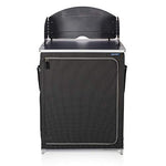 CAMPART KI-0710 - Cocina de Camping Almeria con Paravientos, Bolsa de Almacenamiento incluida, 1 Puerta, Antracita
