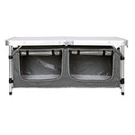WilTec Armario Camping Cocina Camping Plegable Portátil Vacaciones Accesorios Outdoor Acampada Exterior