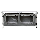 WilTec Armario Camping Cocina Camping Plegable Portátil Vacaciones Accesorios Outdoor Acampada Exterior