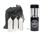 UCO Linterna de vela original con 4 velas y bolsa de almacenamiento, aluminio