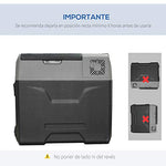 HOMCOM - Nevera Portátil 50L Termoeléctrica 12/24V/230V