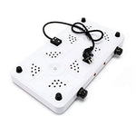 WilTec Cocina Doble Camping 2000W Placa eléctrica portátil 2 fogones Cocina Outdoor Provisional Vacaciones