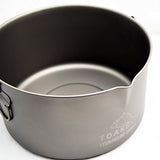 Olla Toaks de titanio colgante para exterior, fácil de llevar, ofrece una amplia variedad de posibilidades, 2000ml