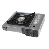 Cocina Portátil de Gas, Hornillo de Camping, Cocina Cartucho de Gas, Para Acampada, Campingaz con Maletín