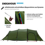 Wechsel Tents Endeavour - Unlimited Line - Tienda de campaña para 4 Personas, Color Verde