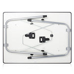 Mesa de camping Campart Travel TA-0831 – 80 x 60 cm – Altura ajustable