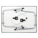 Mesa de camping Campart Travel TA-0831 – 80 x 60 cm – Altura ajustable