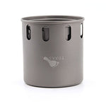 Titanium Backpacking Woodburning Stove - Small