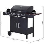 Outsunny - Barbacoa de Gas