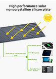Kit Placas Solares Portátil Plegable (100 W) Monocristalino (Alta Eficiencia) Para Cargar Baterías Portátiles Autocaravanas Caravanas