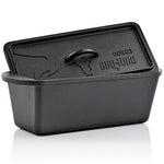 BBQ-Toro Horno holandés para Hornear Pan | 3 Litros Curado | Dutch Oven