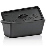 BBQ-Toro Horno holandés para Hornear Pan | 3 Litros Curado | Dutch Oven