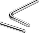 com-four® Clavijas de Tienda 12x de Acero: Clavijas largas y robustas para Acampar y al Aire Libre, Ideales para terrenos Normales y Duros - Ø 4 mm