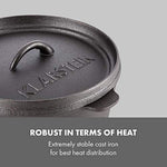 Klarstein Hotrod 85 olla de hierro fundido 8,5 litros, tapa hermética