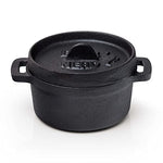 BBQ-Nerd© Mini horno holandés | Pequeña olla de hierro fundido