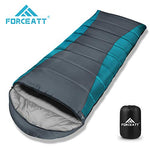 Forceatt Saco de Dormir Winter para Adultos y Adolescentes de 0 ℃ a 20 ℃丨Ideal para Acampar, Hacer Mochileros y Hacer Caminatas y Otras Actividades al Aire Libre 丨 Resistente al Agua, Ligero y Cálido.