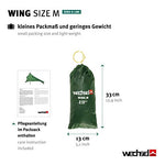 Wechsel Tents Wing M - Toldo para Tienda de campaña, protección contra la Intemperie, para Hamaca, Zero-G, Color Verde