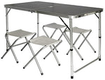 AMANKA - Mesa Maleta 4 Taburetes 120cm
