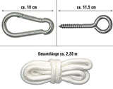 AMANKA - Kit completo para Colgar Hamacas | Peso máximo160 Kg