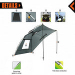 Kingcamp Twining Sun Shelter Auto Canopy Camper Trailer Tout Techos Techo para la Playa, SUV, MPV, Hatchback, Minivan, Sedán, Camping, Aire Libre, Anti-UV Tiendas, Portátil