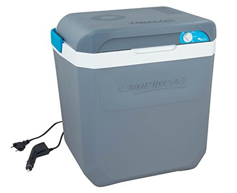 Campingaz Powerbox Plus 24L, Nevera portatil eléctrica de 12 V y 230 V, Espacio para 8 Botellas de 1,5 l, Nevera termoeléctrica para el Coche y acampadas, con protección UV, Capacidad de 24 litros