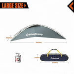 Kingcamp Twining Sun Shelter Auto Canopy Camper Trailer Tout Techos Techo para la Playa, SUV, MPV, Hatchback, Minivan, Sedán, Camping, Aire Libre, Anti-UV Tiendas, Portátil