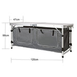 WilTec Armario Camping Cocina Camping Plegable Portátil Vacaciones Accesorios Outdoor Acampada Exterior