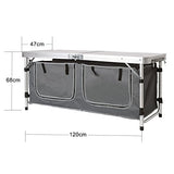 WilTec Armario Camping Cocina Camping Plegable Portátil Vacaciones Accesorios Outdoor Acampada Exterior