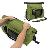 Earth Pak Bolsa de Viaje para Cualquier Tipo de Viaje, Ligera, 50L/ 70L, Gran Espacio de Almacenamiento, Asas de Correas duraderas, Material Resistente para Mantener tu Equipo Seguro (Verde, 50L)