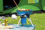 Campingaz Party Grill 400 CV - Barbacoa (2000 W, Barbacoa de contacto, Gas natural, 2000 W, 145 g/h, Mesa), abierto: Ø 36 x 42 cm (con soporte)