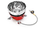 BrilliantDay Hornillo Camping Estufa a Gas Portátil de Camping Estufa de Gas hornillo de Plegable a Prueba de Viento Cocinar Al Aire Libre para Cocina de Camping(con Encendedor Piezo, 2800W)