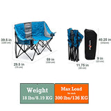 Sunnyfeel Silla de Camping Doble Plegable, Sillón de camping para exterior