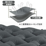 Naturehike Almohadilla para Dormir, Grosor de 6,5 cm, Almohadilla para Dormir Individual, cojín Inflable para Exteriores, Compacto y Resistente a la Humedad, Adecuado para Caminatas (Gris)