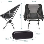 smartpeas Silla De Camping Fabricada En Robusto Poliéster 600D Y Aluminio - Ligera Y Plegable - Accesorio De Camping con Bolsillos Laterales + Tapete De Playa & Bolsa De Transporte
