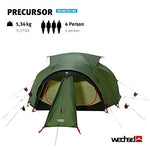 Wechsel Tents Precursor - Unlimited Line - Tienda de Campaña para 4 Personas, Color Verde