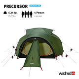 Wechsel Tents Precursor - Unlimited Line - Tienda de Campaña para 4 Personas, Color Verde