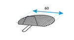 Imex El Zorro 71582 Barbacoa redonda con soporte para paella, diámetro 60 x 75 cm
