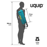 Uquip Variety L - Mesa para Acampada, Aluminio, 120 x 70cm, Altura Regulable