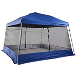 Outsunny Carpas para Exterior Plegable para Jardín o Camping Cenador para Exterior con Mosquitera 360x360x260cm Azul