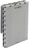 Brunner FRA430092 - Papelera de Plástico con Estructura Plegable, Gris